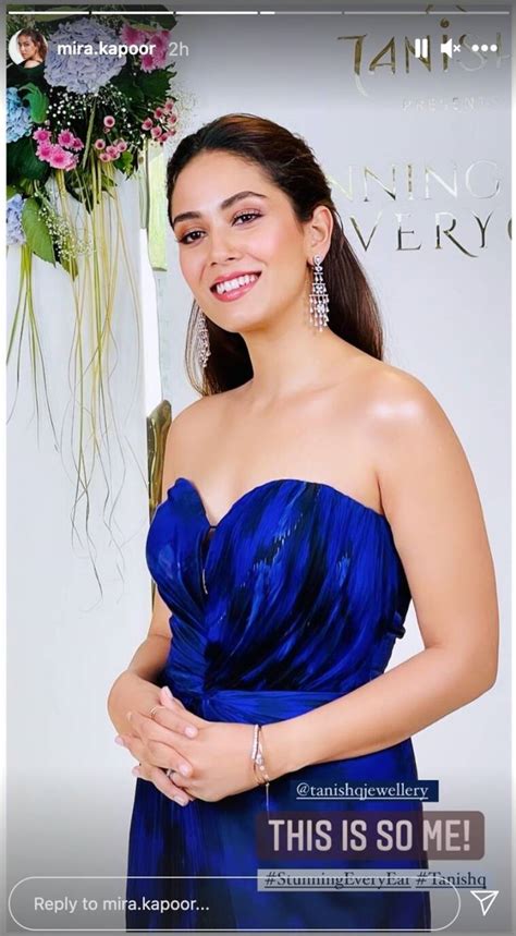 mira kapoor is gorgeous in blue shares photos with ‘glam on the rocks
