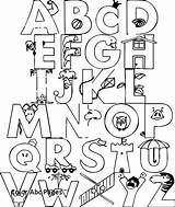 Coloring Pages Az Alphabet Getcolorings Printable sketch template