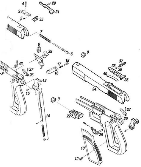 browning hipower schematic browning mm   sw