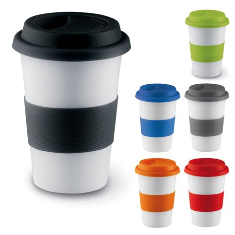 takeaway ceramic silicone travel mug take away coffee mug cup