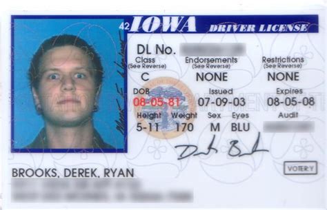 drivers license  derekbrooxcom