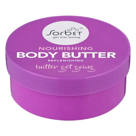 sorbet nourishing body butter ml clicks