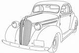 Coupe Car Chevrolet 1930 Pages Coloring Old Ford 1951 1928 Deluxe Bronco 1969 1940 Pickup Model Categories Coloringonly sketch template