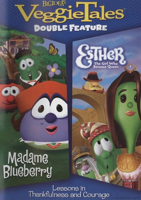 veggie tales double feature madame blueberry esther the girl who became queen dvd dvd