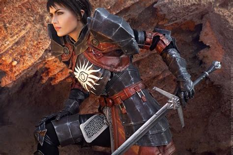 Dragon Age Fantasy Warrior Women Cosplay