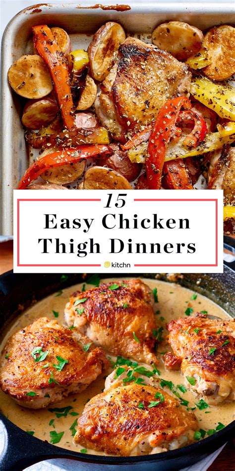 easy chicken thigh recipes  busy weeknights kitchn