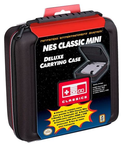 deluxe carrying case nesm nintendo nes classic mini