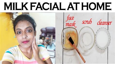 Brightening Milk Facial At Home How To Do Milk Facial Step By Step