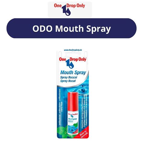 one drop only antibacterial mouth spray helps prevent inflammation