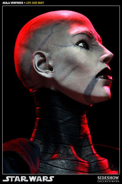 Star Wars Asajj Ventress Life Size Bust By Sideshow