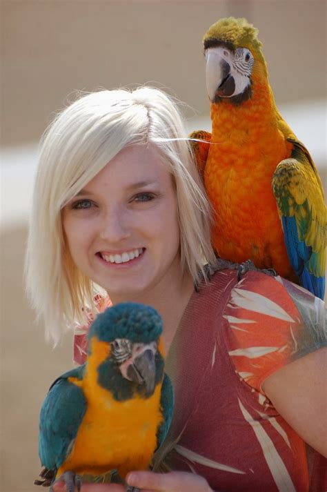20 Sweet Babes Enjoying Company Of Parrots