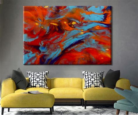 ideas extra large canvas abstract wall art