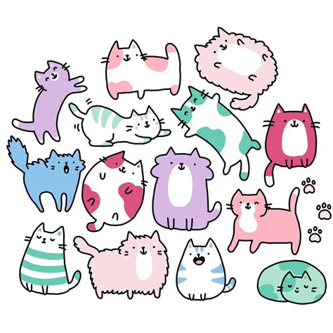 cute cats  dogs drawing care  cats