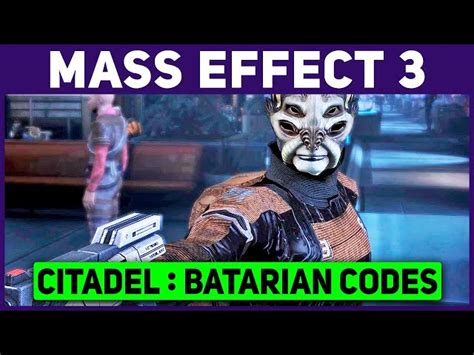 mass effect  batarian codes broengineering