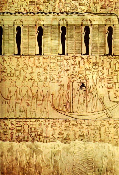 Ancient Egyptian Temple Wall Paintings
