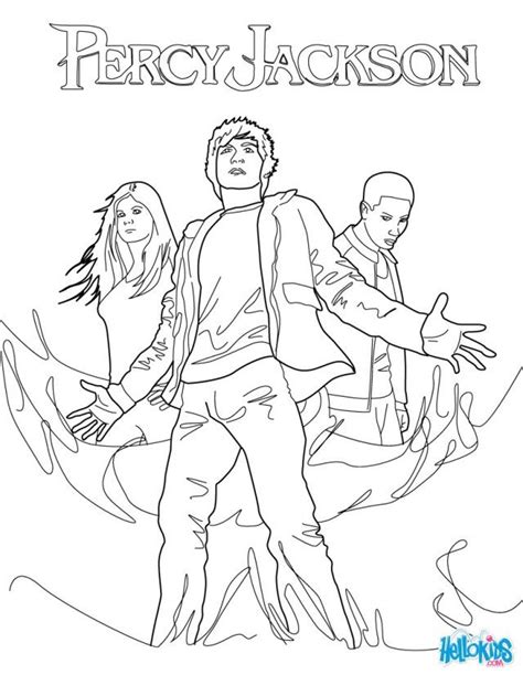 percy jackson characters coloring pages coloring pages