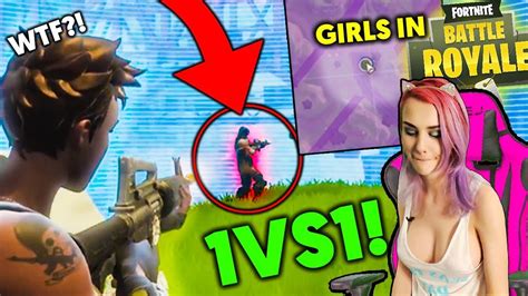 When Girl Play Fortnite Battle Royale Girls Funny And Wtf Moments