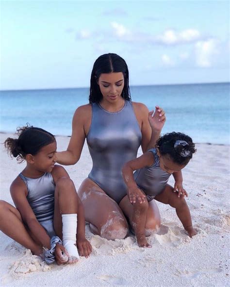 Kim Kardashian And North West Matching Style Moments Pics