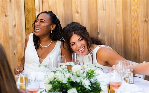 Vancouver Lesbian Wedding Intimate Backyard Celebration