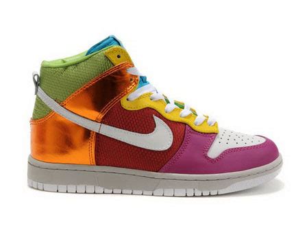 nike sb dunk cartoon shoes high top colorful nike shoes rainbow dunks