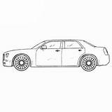Chrysler Coloring 300c Pages sketch template