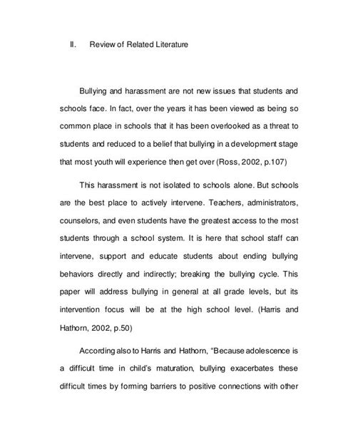 essay proposal bullying