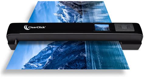 clearclick portable photo document scanner  computer required