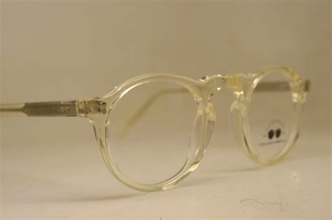 clear retro horn rim glasses p3 frames 1960s vintage style eyewear