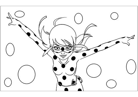 coloriage lady bug miraculous miraculous ladybug kids coloring pages