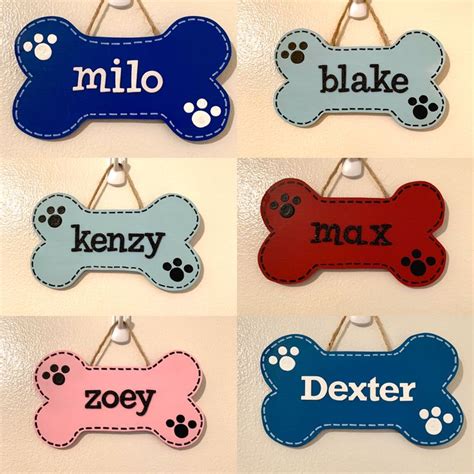 dog bone  sign custom dog bone sign cute dog  sign etsy
