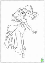 Coloring Enchanted Pages Disney Giselle Printable Print Dinokids Princess Coloriage Color Colouring Fois Close Coloringdisney Une Il Ella Popular Tableau sketch template