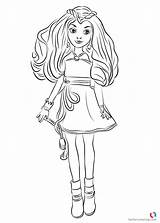 Coloring Pages Descendants Evie Wicked Printable Mal Kids Descendant Disney Colouring Print Drawing Sheets Color Fun Printables Colorings Girls Birthday sketch template