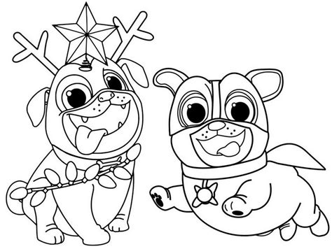 fun puppy dog pals coloring pages  children coloring pages