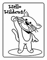 Coloring Pages Wildcat Wildcats Kentucky State Gee Getdrawings Sent Friend Email 34kb 388px sketch template