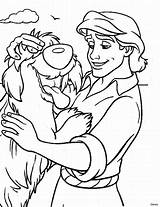 Coloring Eric Pages Prince Para Popular Disney sketch template