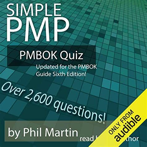 Simple Pmp Pmbok Quiz Updated For The Pmbok Guide Sixth Edition Audio