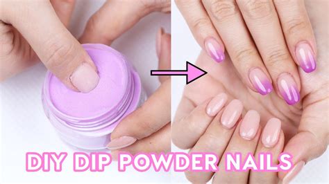 dip powder nails  home youtube