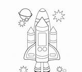 Shuttle Space Coloring Pages Nasa Colouring Getcolorings Printable Color Getdrawings sketch template