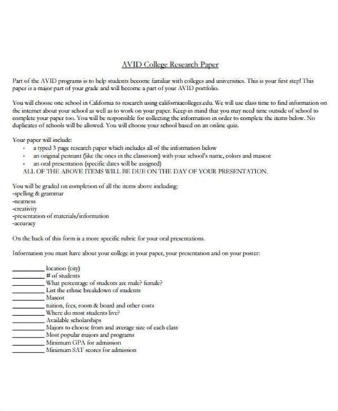 research paper examples