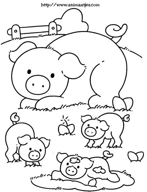 farm animal coloring pages cute coloring pages  printable