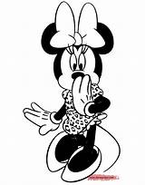 Minnie Coloring Mouse Pages Disneyclips Misc Shocked sketch template