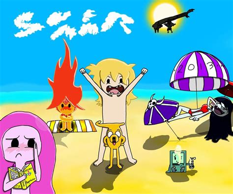 beach time finn gets embarrassed adventure time funny