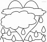 Cloud Coloring Pages Printable Clouds Color Kids Cool2bkids Children Rain Choose Board sketch template