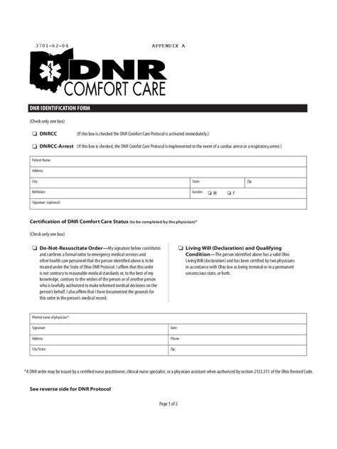 dnr medical form   templates   word excel