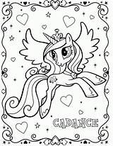 Celestia Princess Little Pony Coloring Pages Getdrawings sketch template