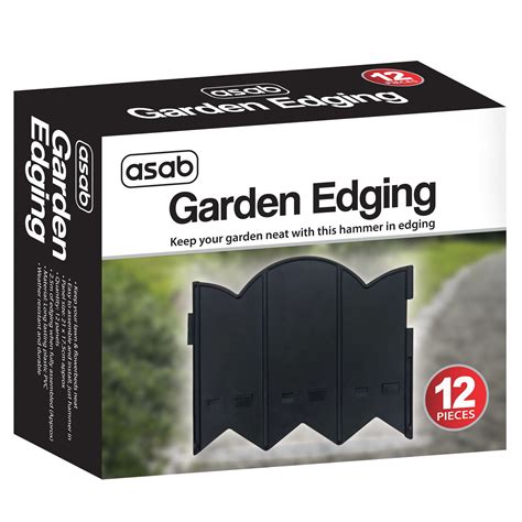 plastic hammer  lawn border edging garden flexible interlocking path