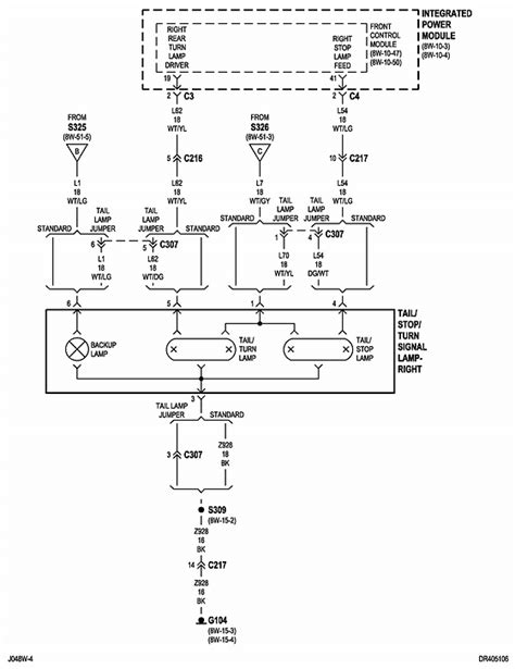 dodge ram  tail light wiring diagram wiring diagram