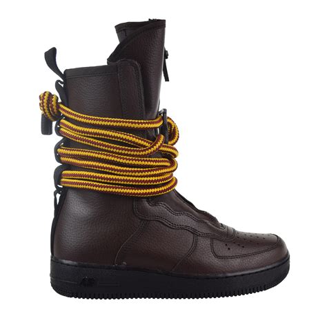 nike sf air force   boot mens shoes baroque brown black aa