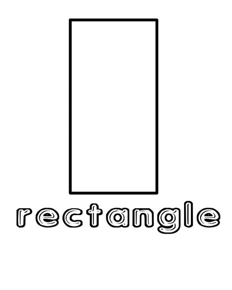 images  rectangle coloring worksheets preschool rectangle