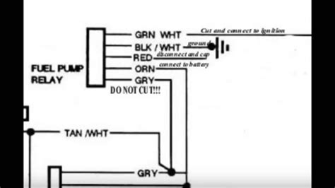 zoya circuit fuel pump wiring diagram  chevy truck